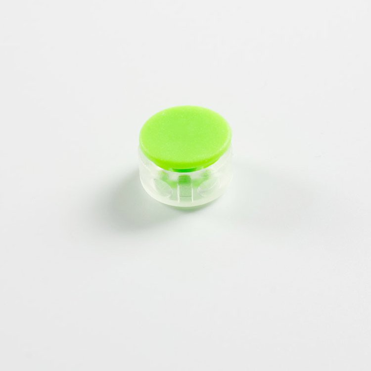 Cheap Ecofriendly Plastic Double Holes Colorful Cord Lock Toggle Stopper Spring Buckle Adjuster