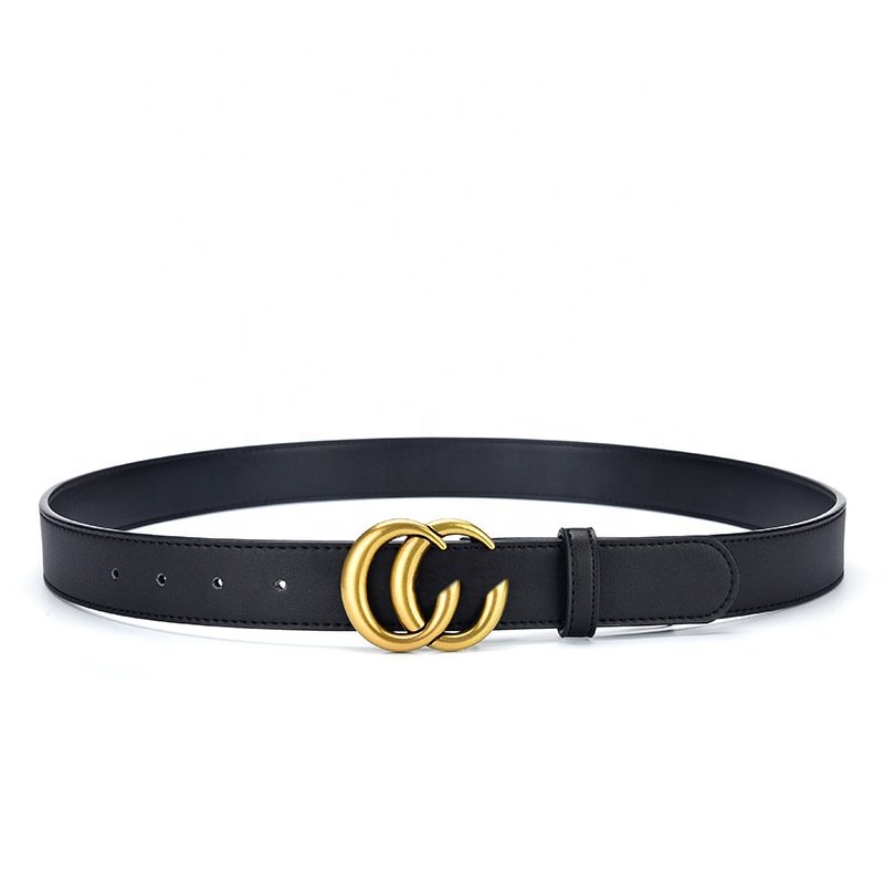 Wholesale Fashion Female High Quality PU Leather Letter Fashion CC Buckle Belt For Lady Woman Waist Belt Designer belt