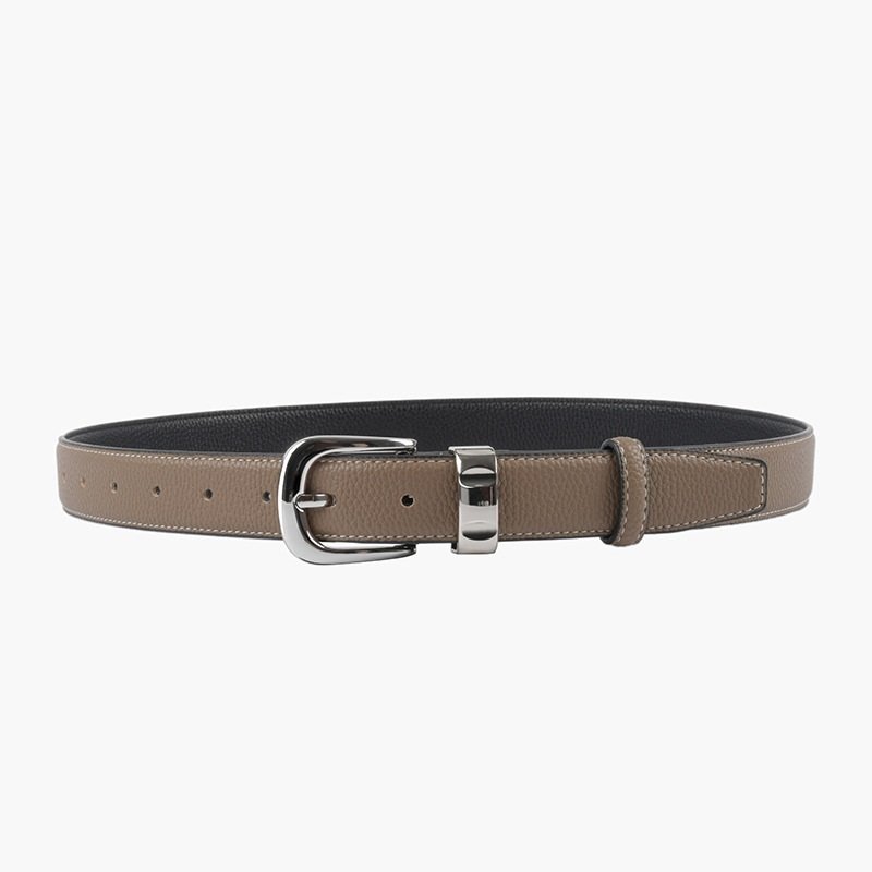Wholesale Women's Belt Pin Buckle Female Pure Cowhide Culottes Belt Stock Genuine Leather Belt Ladies