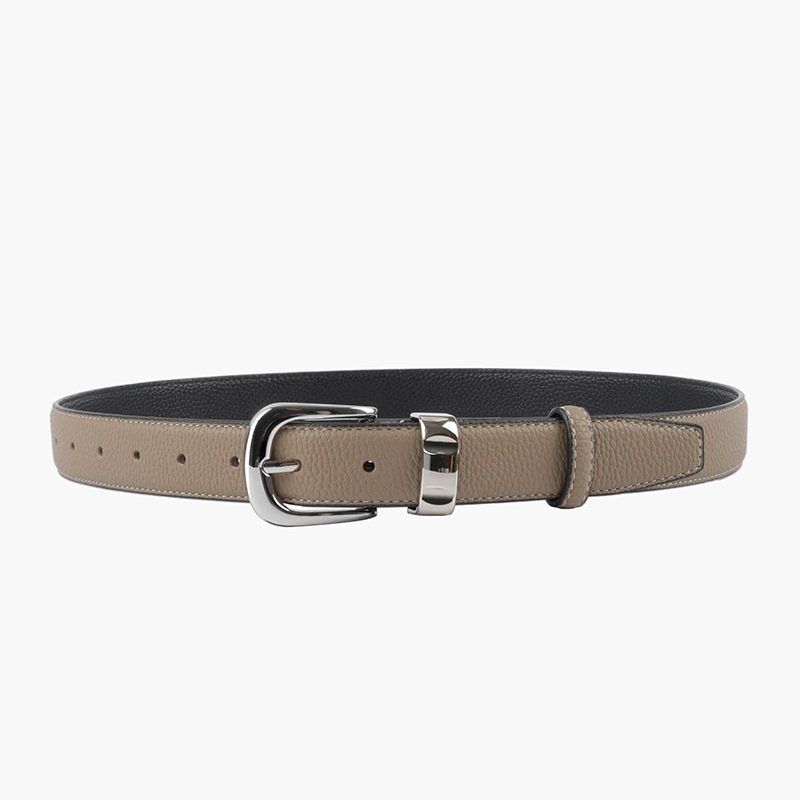 Wholesale Women's Belt Pin Buckle Female Pure Cowhide Culottes Belt Stock Genuine Leather Belt Ladies