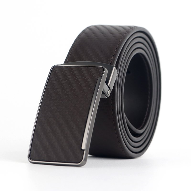 Fashion wholesale custom logo men plate buckle genuine leather belt jeans casual belts business casual men belts