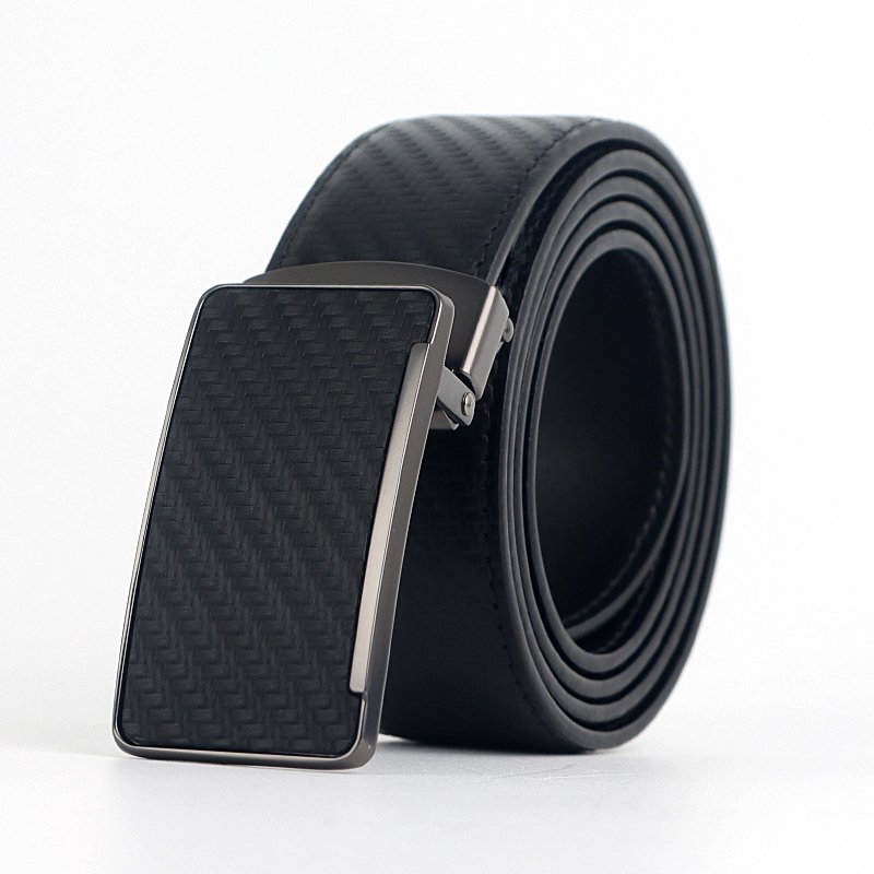 Fashion wholesale custom logo men plate buckle genuine leather belt jeans casual belts business casual men belts