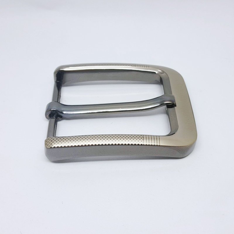 Wholesale Custom 25/35/40mm metal zinc alloy cowboy Custom Logo Simple Clip Reversible Pin Buckles Hardware for Leather Belt