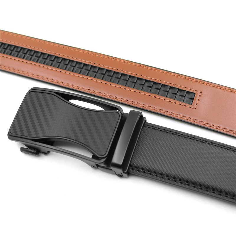 Hot Selling Genuine Leather Men Belt With Automatic Alloy Buckle