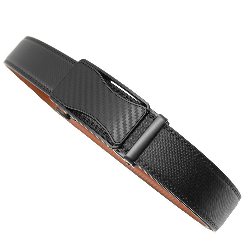 Hot Selling Genuine Leather Men Belt With Automatic Alloy Buckle
