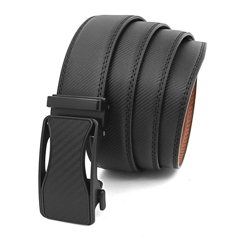 Hot Selling Genuine Leather Men Belt With Automatic Alloy Buckle