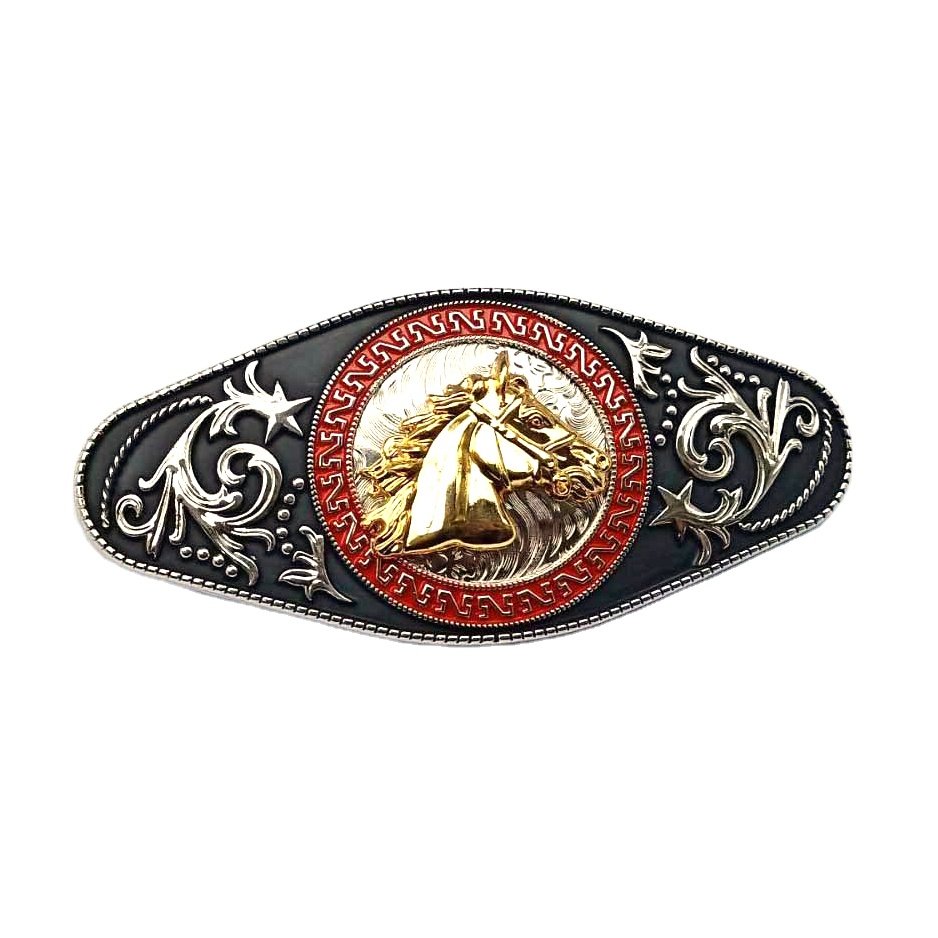 Manufacturers wholesale customized cowboy big gold cow bull western cowboy horse belt buckle