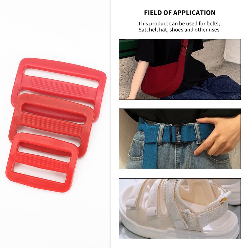 Custom Bag Making Accessories Rectangular Slide Buckle 25mm Metal Adjuster Buckle Side Release Buckle for bag