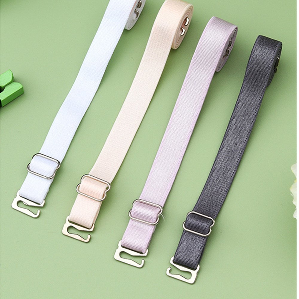 Hot Sales Stainless Steel Buckle Bra Shoulder Strap 1CM Sexy Underwear Wide Strap Non-Slip Bra Shoulder Strap