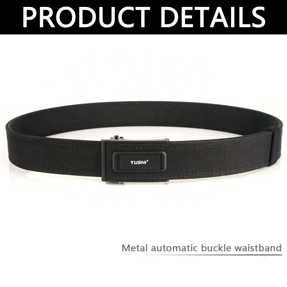 NEW 3.8cm metal automatic buckle Belt Tactical belt Reinforced 1100D bilayer nylon Heavy Duty Utility EDC belt Wholesale Factory