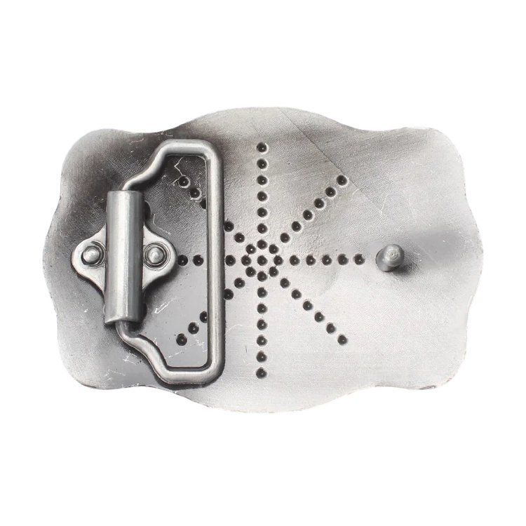 Customized zinc alloy casting 3D design relief eagle flower western style logo belt buckle for fashion show decorative dress