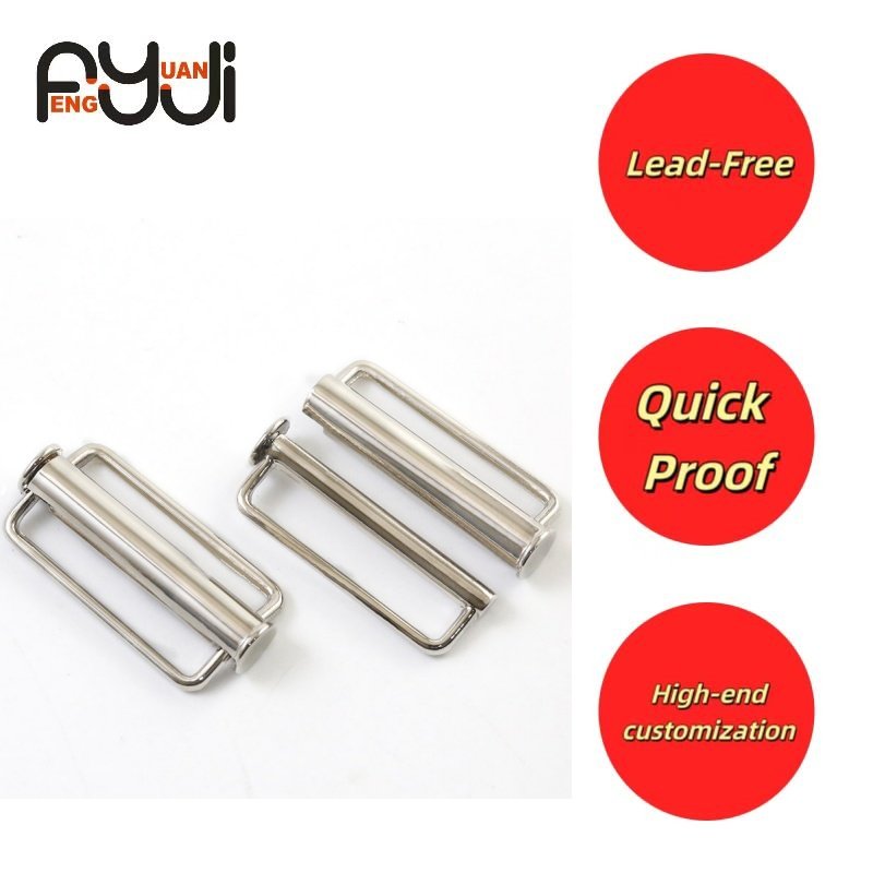 Elastic Strap Bag and Clothing Clip Buckles Metal Shoe and Hat Fastener Accessories for Belts and Garments Adjusting buckle