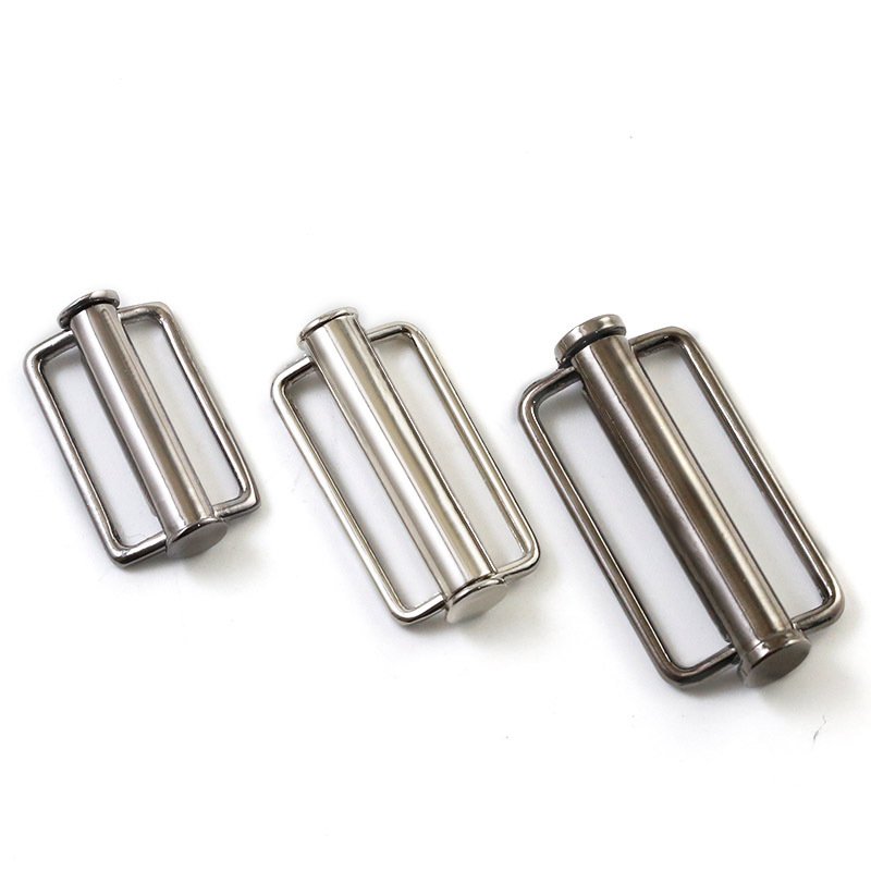Elastic Strap Bag and Clothing Clip Buckles Metal Shoe and Hat Fastener Accessories for Belts and Garments Adjusting buckle