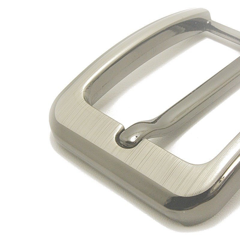 Custom Replacement Brushed Single Pin Belt Buckle Heavy Duty Stainless Steel Alloy Single Square Prong Belt Buckle for Men Belt