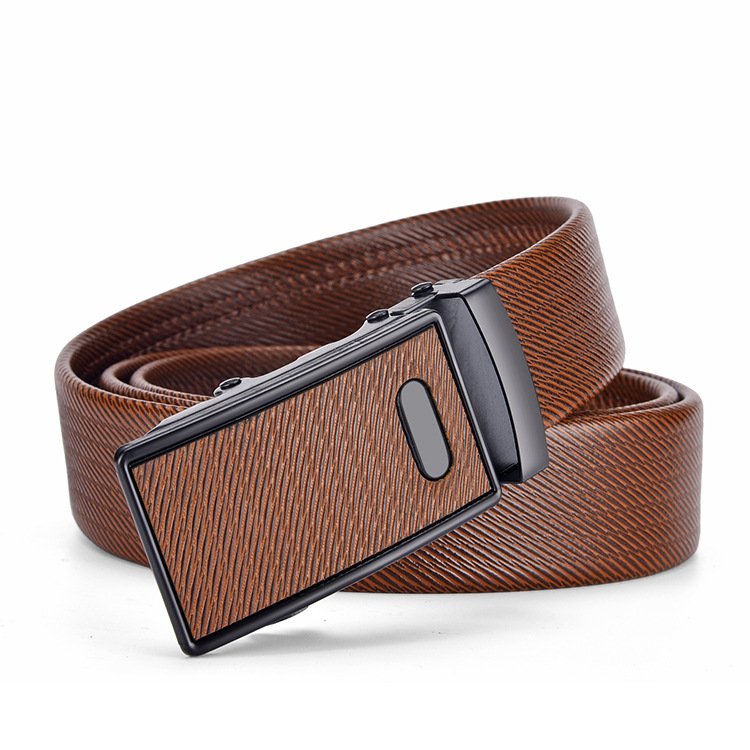 Hotsale Adjustable Western Ratchet Belt Strong Casual Jeans men's gift black belt fashion business automatic Buckle Belt