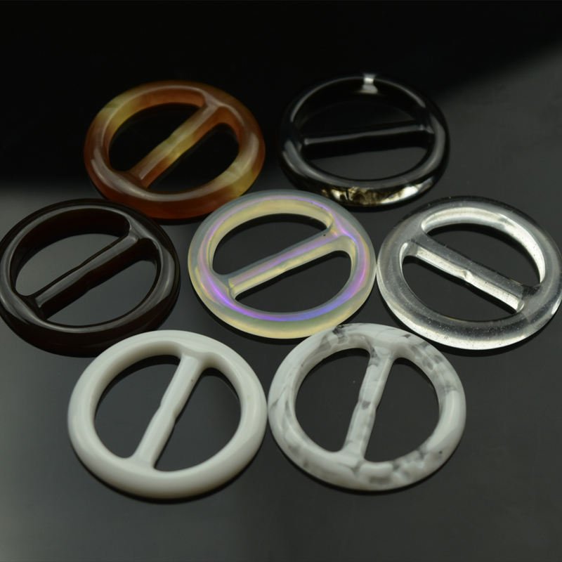 20mm 30m 35mm Fashion Adjustable Round Plastic Resin Buckle