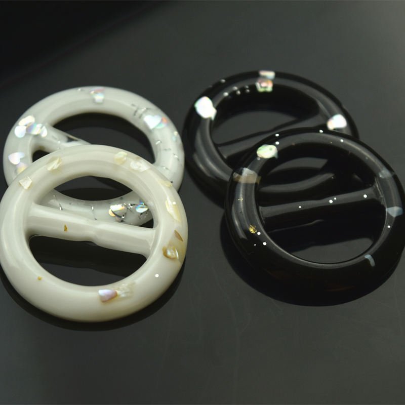 20mm 30m 35mm Fashion Adjustable Round Plastic Resin Buckle