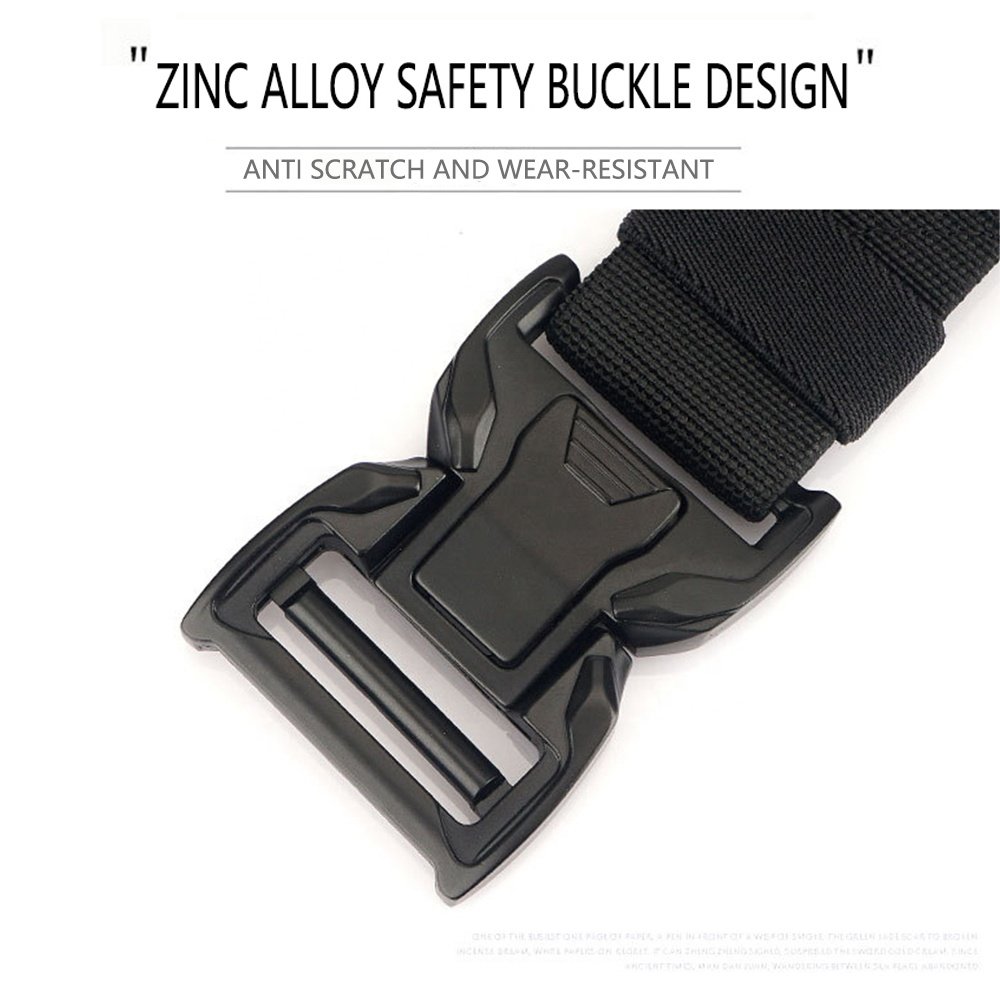 TUSHI Tactical Belt High Quality Metal Buckle Belts Custom Logo Men's Stretch Elastic Jeans Nylon Belt Customized Factory