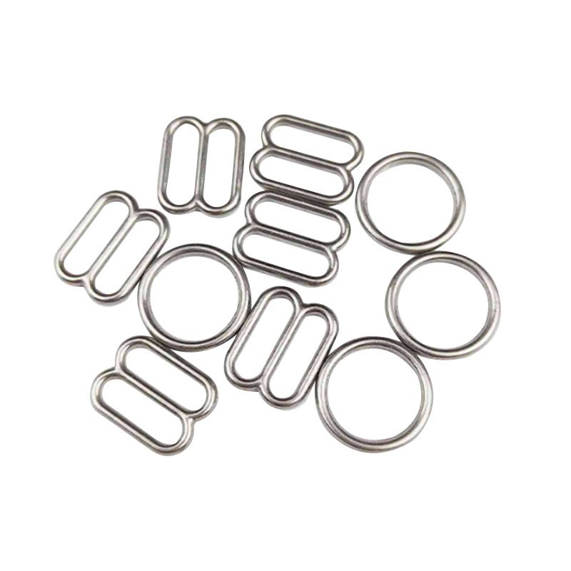 High Quality Ladies Underwear Accessories Metal Bra Ring & Sliders Hook Swimsuit Bikini Buckles