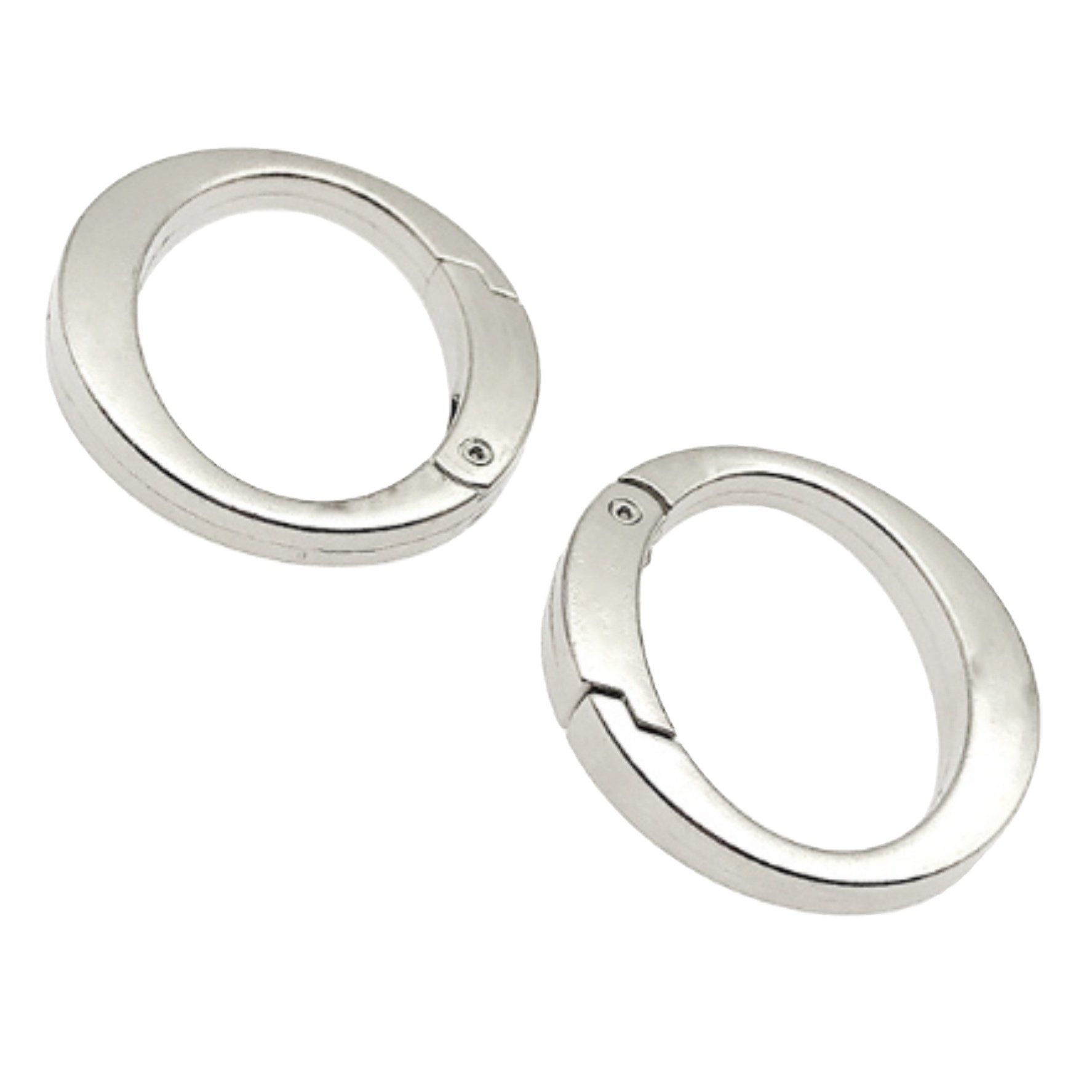 Factory wholesale metal o ring making custom engraved logo o ring buckle hardware for handbags
