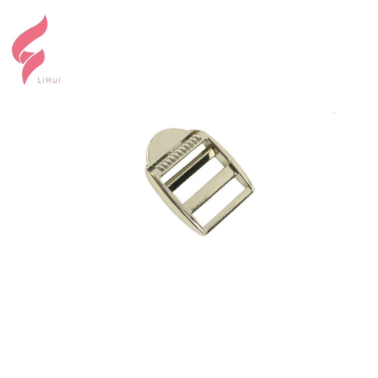 LiHui hardware strap custom metal tri glide adjuster slide buckle strap metal slider clasp for handbags