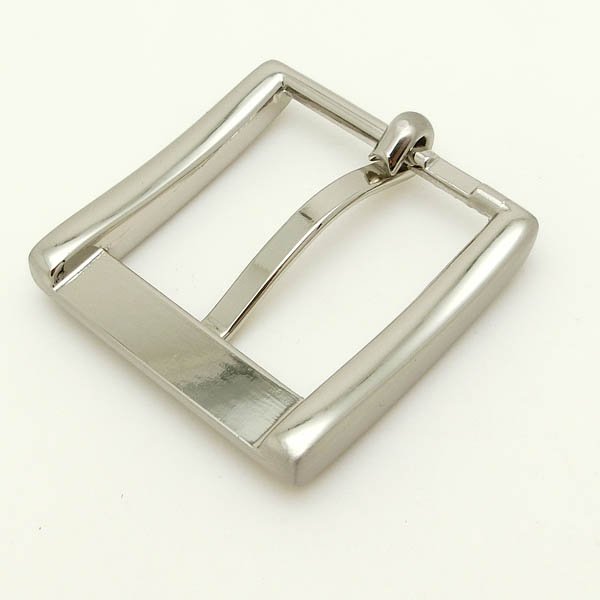 30MM Simple Metal Pin Belt Buckle For Leather Belt Nickel Brushed Square Buckles Zinc Alloy Durable Waist Strap Buckle