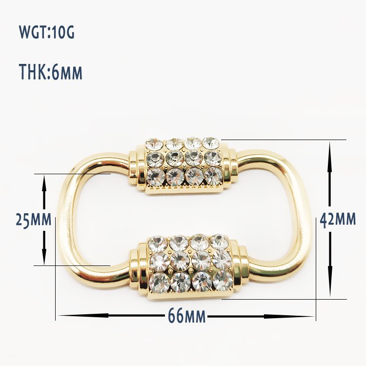 Top Selling Diamond Decoration Square Bikini Bra Buckle Zinc Alloy Rhinestone Underwear Accessories Women Golden Swimwear Buckle