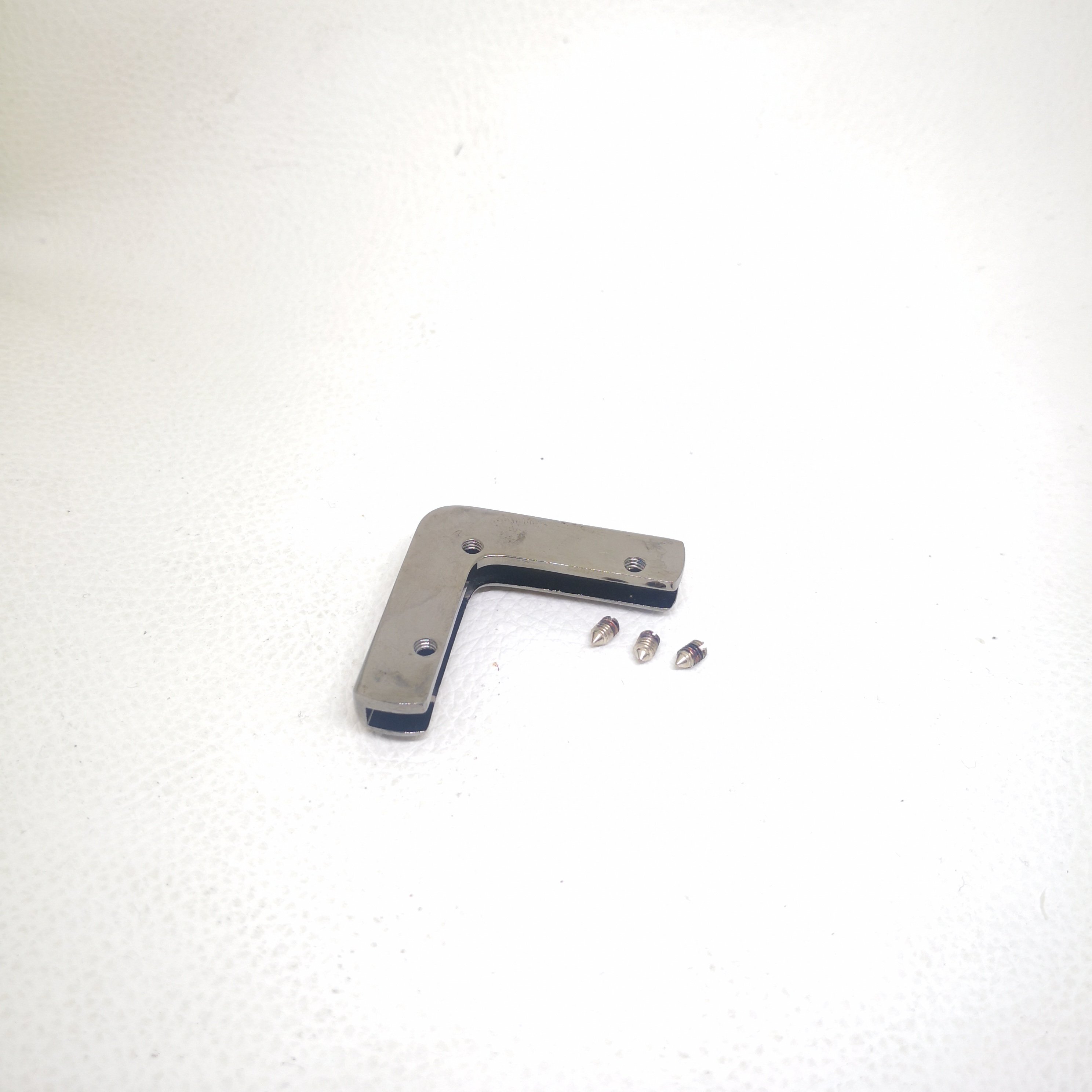 MING KEE METAL Gold Silver Colour Zinc Alloy Leather Handbag Use Metal Bag Accessories Parts Buckle Edge Side Clip