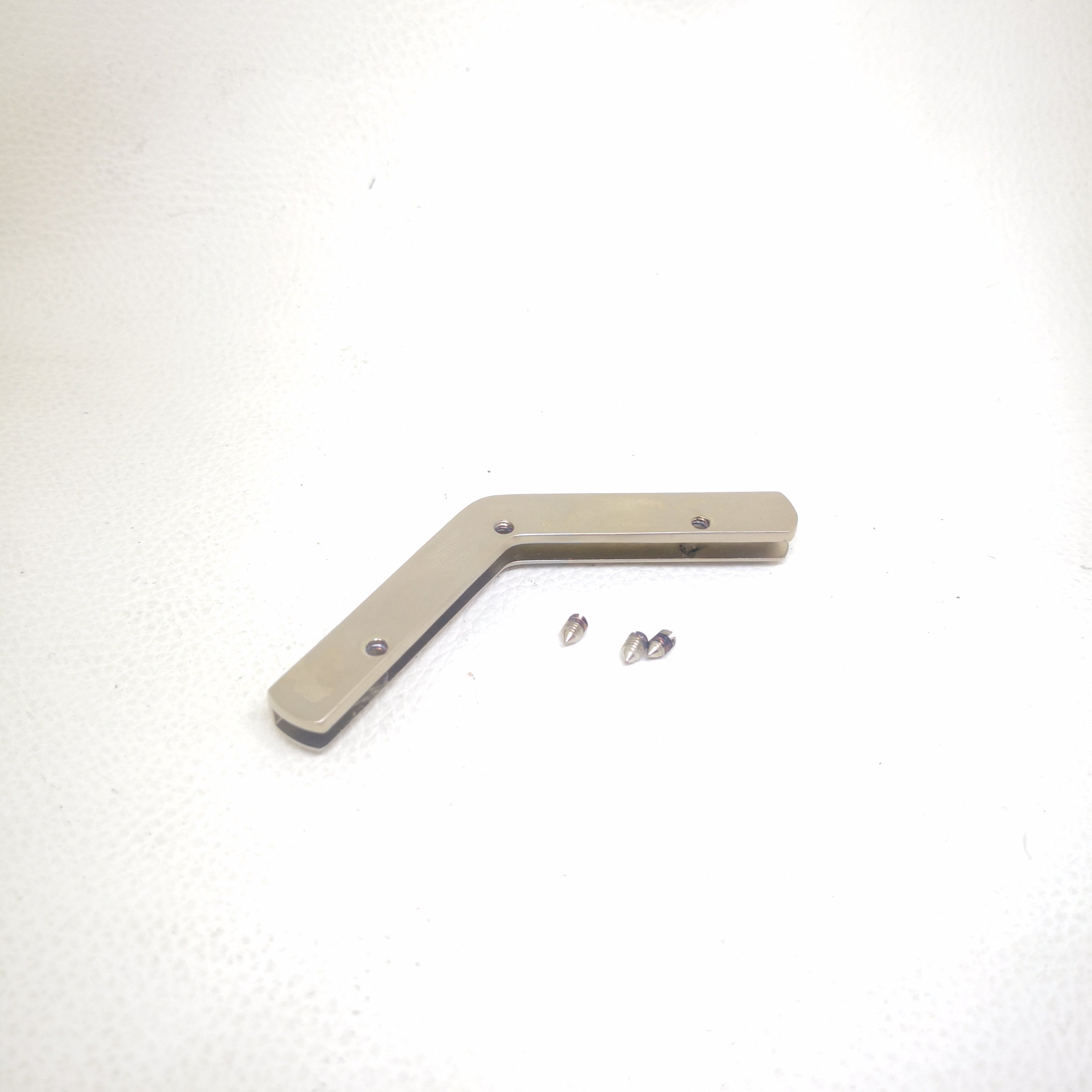 MING KEE METAL Gold Silver Colour Zinc Alloy Leather Handbag Use Metal Bag Accessories Parts Buckle Edge Side Clip