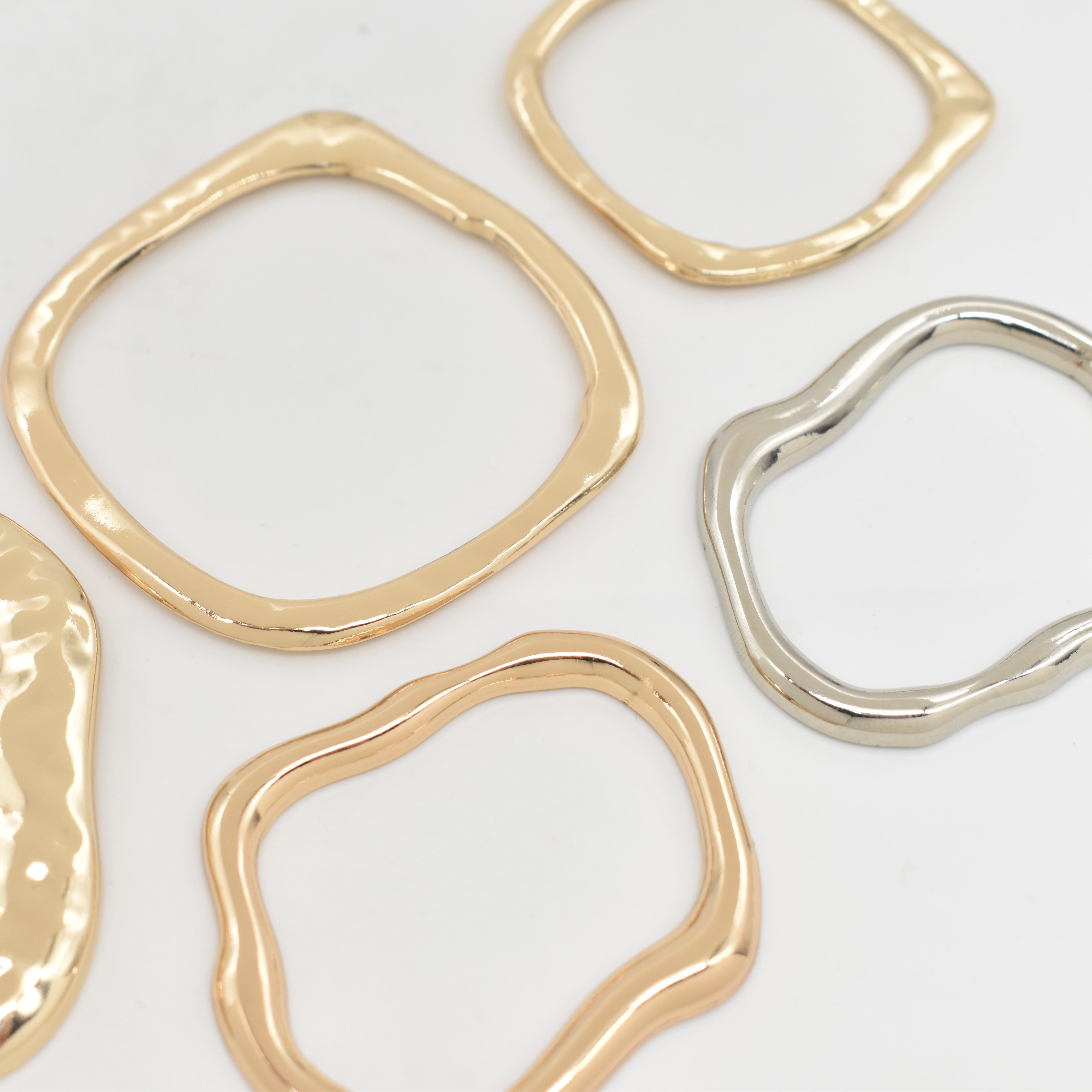 Fashion luxury irregular Shape Decoration Swimwear Accessories sea water resistance buckle For Luxury Swimsuit/Bra/Beach Bikini