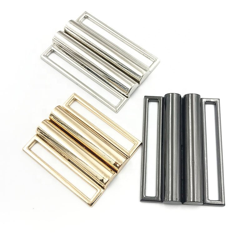 Swimsuit buckle Openable Two parts joint clasp interlocking metal belt buckle STOCK Available wholesale buckle