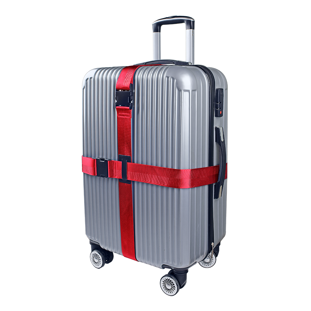 Travel Trolley Suitcase Elastic Luggage Strap With Metal Buckle