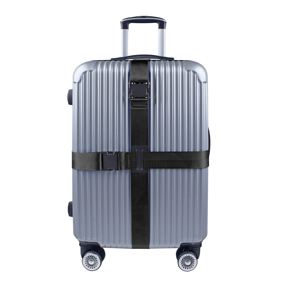 Travel Trolley Suitcase Elastic Luggage Strap With Metal Buckle