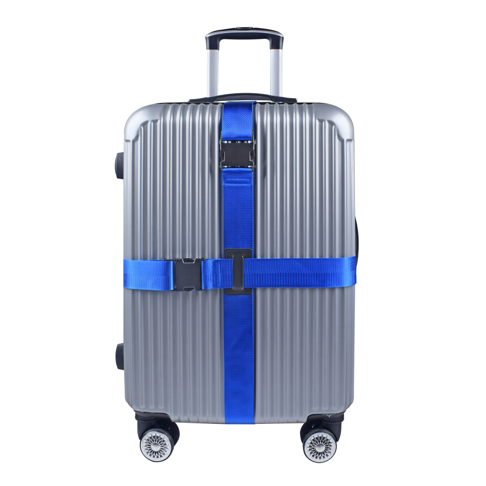 Travel Trolley Suitcase Elastic Luggage Strap With Metal Buckle