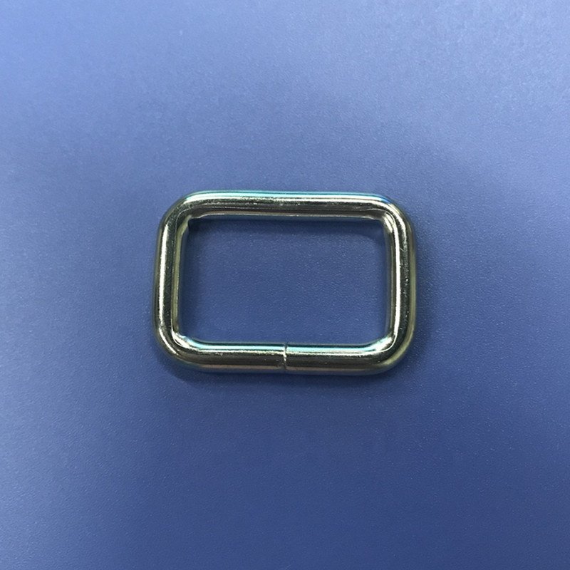 Bag accessory hardware of square ring metal buckles for handbag