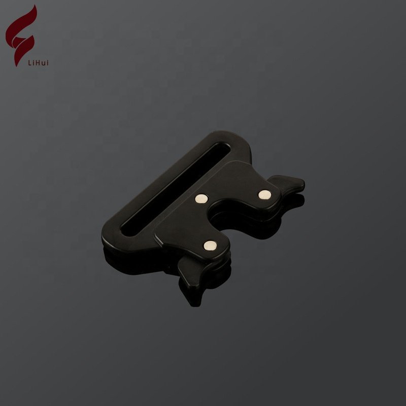 Lihui Factory Outlet Snap Fastener Clasp Metal Buckle Side Release Automatic Surcingle Buckle For Shoulder Strap Backpack
