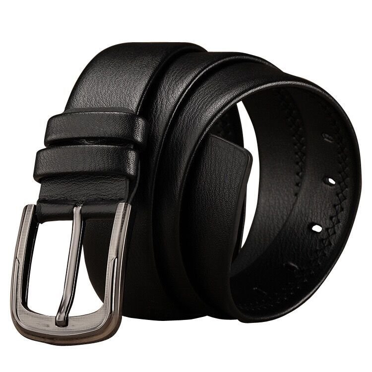 Best sale Wholesale men belts Men's pin buckle belt Genuine Leather fashion belt