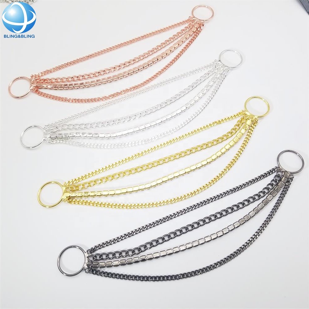 Wholesale Clear Crystal Close-up Bra Back Hanging Connector Rhinestone Bikini Connector Buckle For Fitness Bikini Suit Accessory