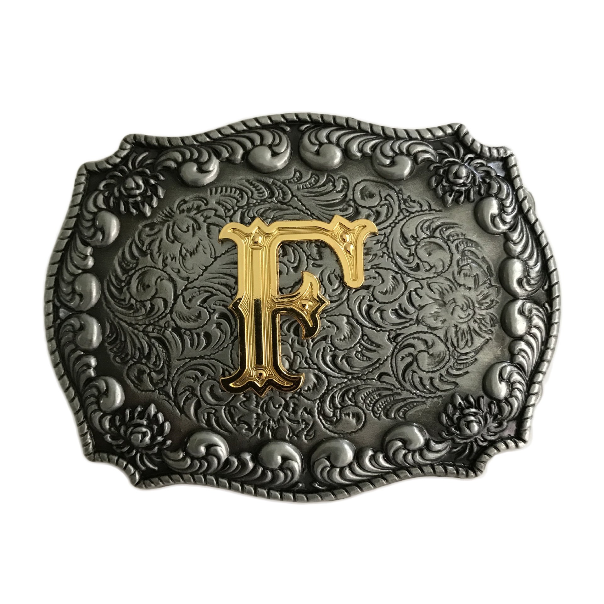 Western Montana Youth Belt Buckle Gadget Fir Men With Initial Letter T Logo
