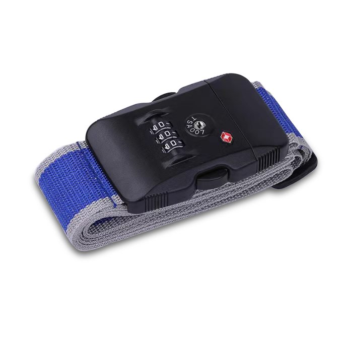 Customized Printed Luggage Straps Digit Color Combination Belt Lock Luggage Strap Secure Lock Adjustable Tsa Buckle Strap Lock