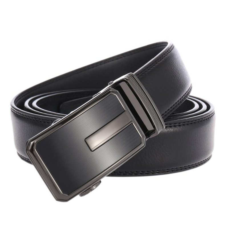 LQbelt 3CM Men's Automatic Buckle Belt Genuine Leather Belts For Men Custom Ratchet Belt 31MM OEM Factory
