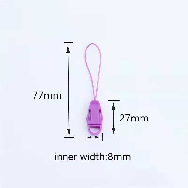 DIY fashionable POM/ABS adjustable plastic colorful buckle lanyard aircraft buckle for Promotional Gift