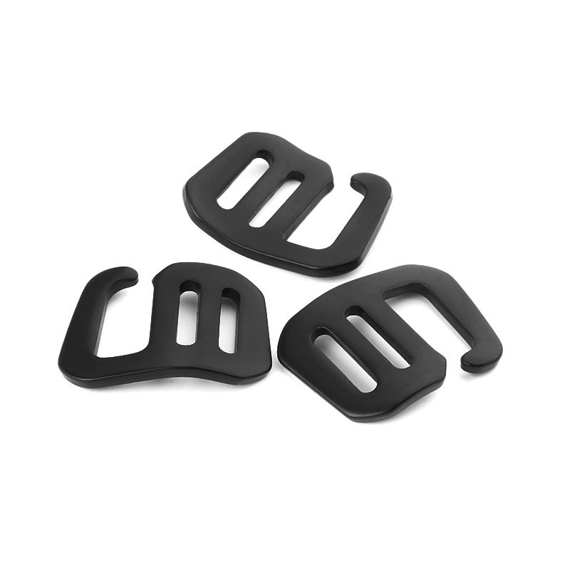 Black 15mm aluminium g hook buckle for nylon strap