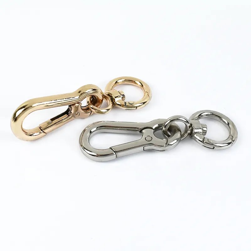 17mm Handbag Parts Accessories Bag Buckles Rotating Clasp Spring Swivel Hooks