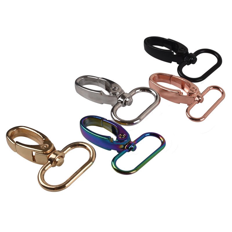 25mm Bag Clasps Bag Hooks Lobster Swivel Snap Trigger Clips Metal Snap Hook for Strap