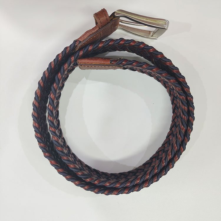 High Quality Wholesale Genuine Leather Customize Mens Stretch Elastic Adjustable Belts With Alloy Buckle