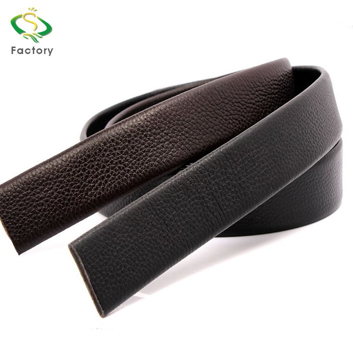 Wholesale custom logo fashionable man leather belt without the buckle