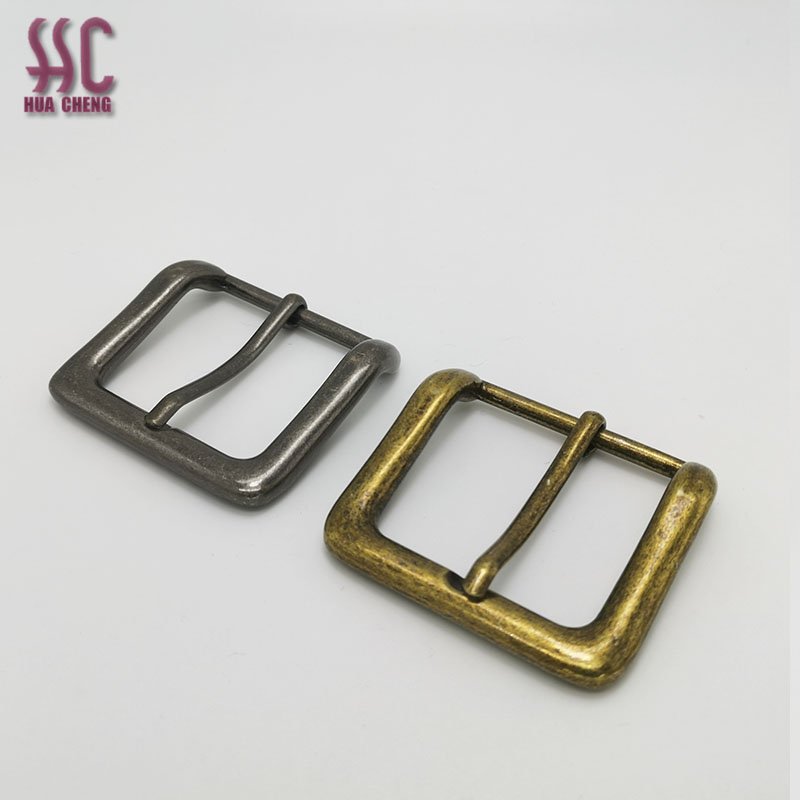 40mm size high quality western style custom logo design metal pin belt buckles for men belt buckle