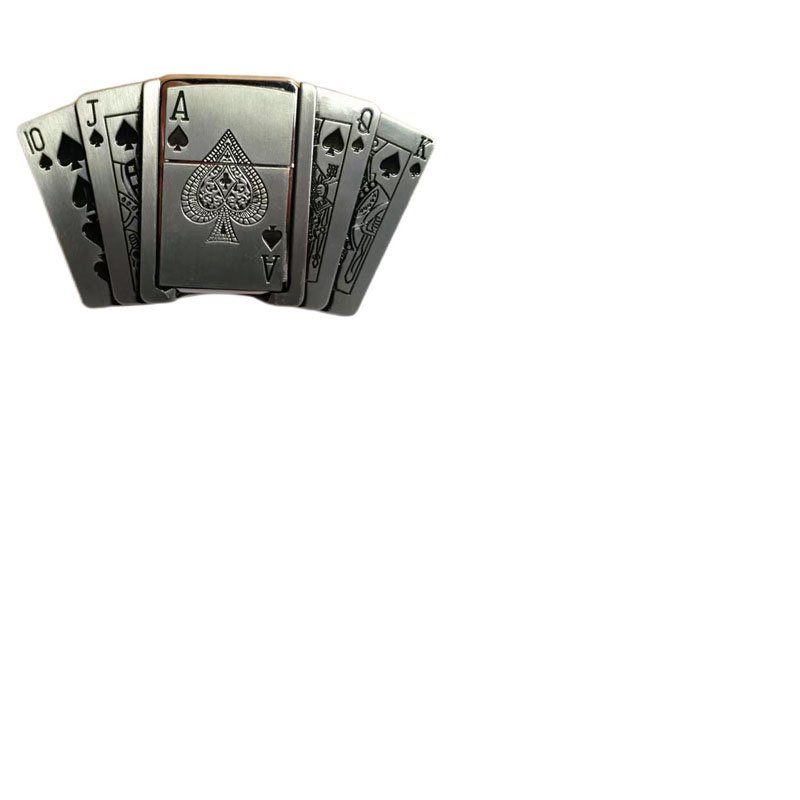 Poker lighter series belt buckle
