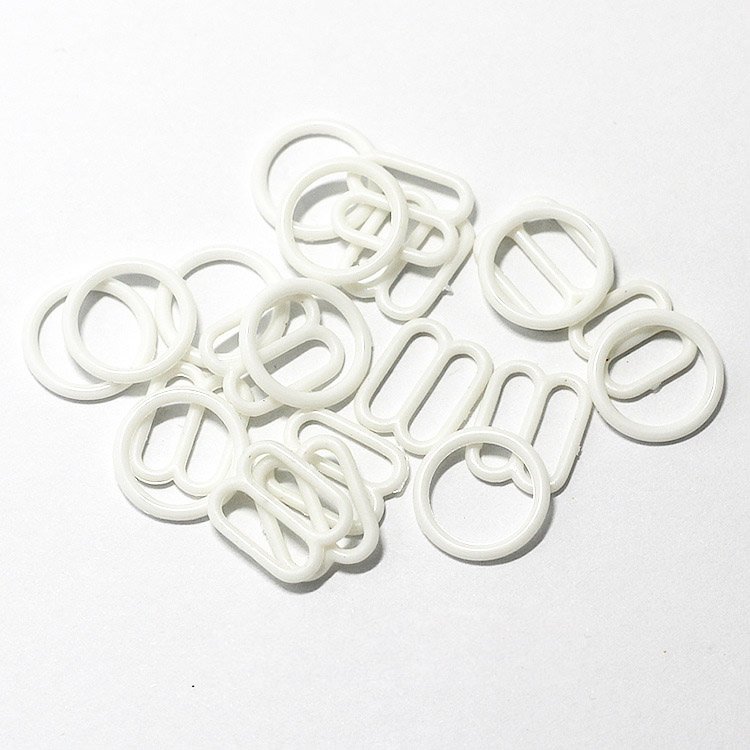 Wholesale Custom Nick-free Plated Swimwear Bra Buckles O Ring And Strap Metal/Plastic Adjuster Slider